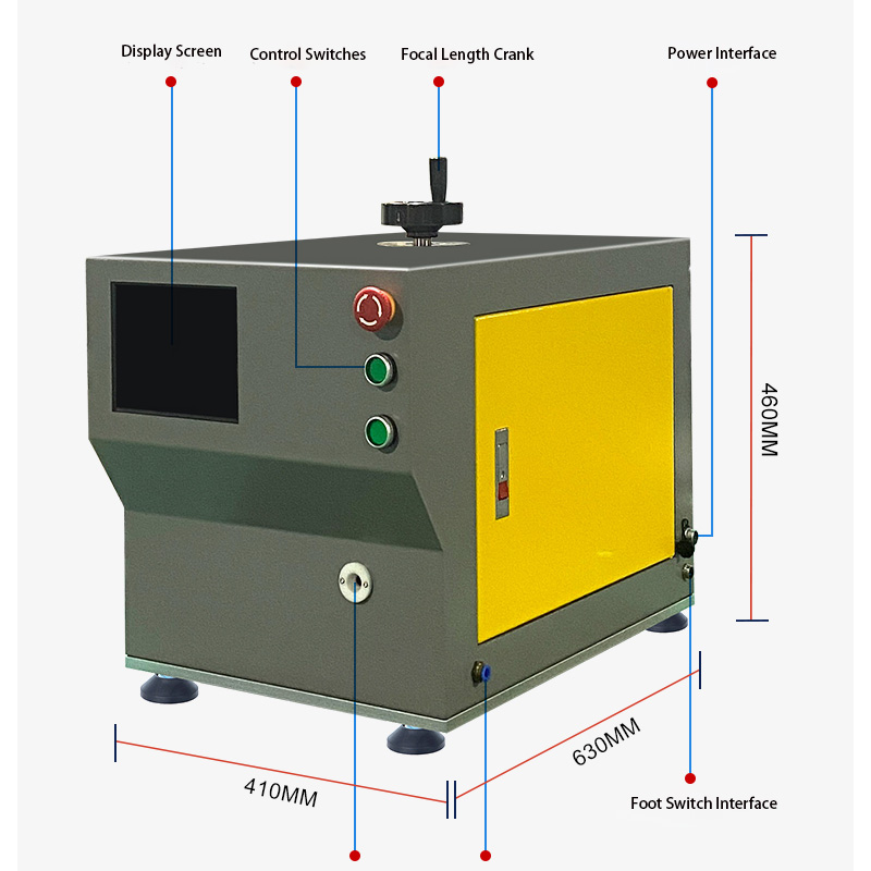 Desktop Rotary Cutting Laser Wire Stripping Machine FLS30-XC Stacjonarna maszyna do wycinania drutów FLS30-XC