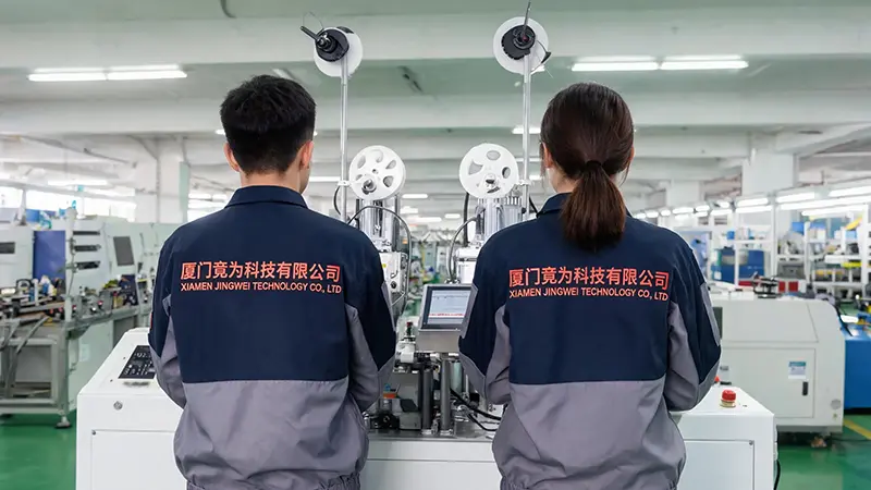 Firma XIAMEN JINGWEI Technology zwiększa wydajność produkcji dzięki nowej automatycznej zaciskarce do końcówek