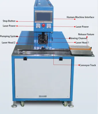 Elektryczny Slide Table CO₂ Laser Maszyna do ściągania izolacji CLS60-D Thumb