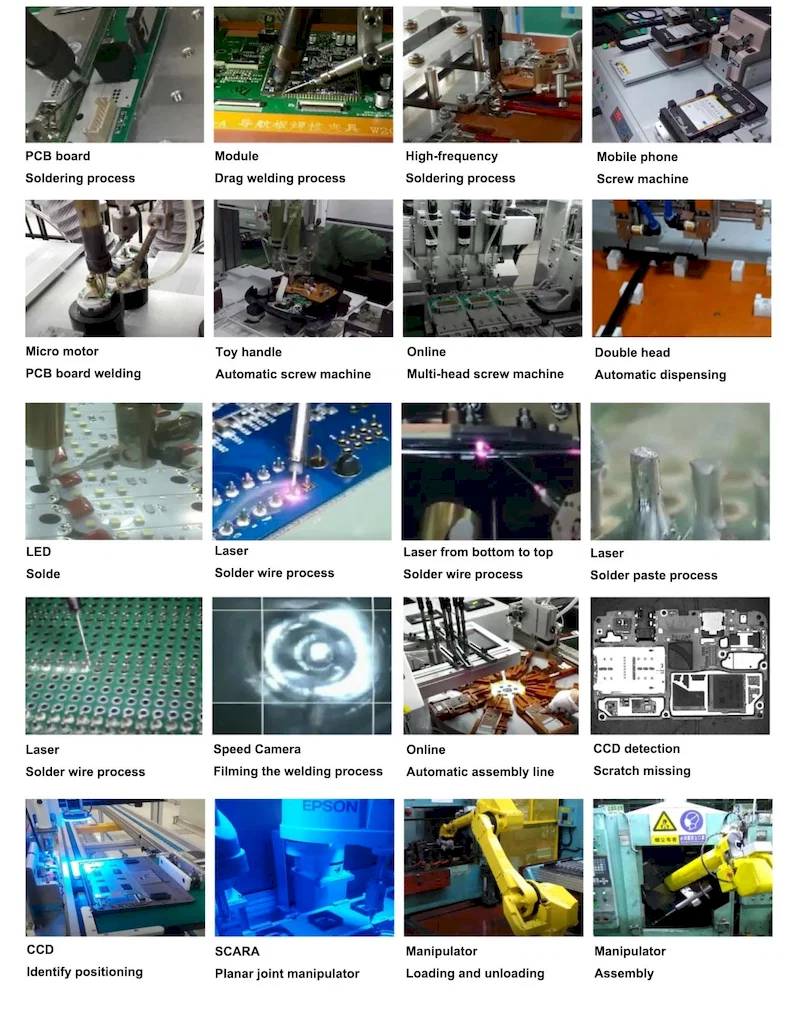 Automatyczna rotacyjny lutownica, Maszyna do montażu śrubowego