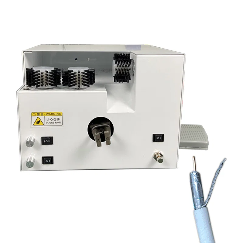 Multi-Core Twisted Pair Cable Machine Shielded Wire Divider Machine, Shielded Wire Brush & Twist Machine Braided Wire Brushing And Twisting Machine, Wire Harness Brushing And Twisted Wire Machine Wielordzeniowa maszyna do przegrody kablowej z kablami skręconymi i przegrodami drutu, maszyna do szczotkowania i skręcania drutu z otokiem, maszyna do szczotkowania i skręcania drutu, maszyna do szczotkowania wiązek drutowych i maszyna do skręcania drutu