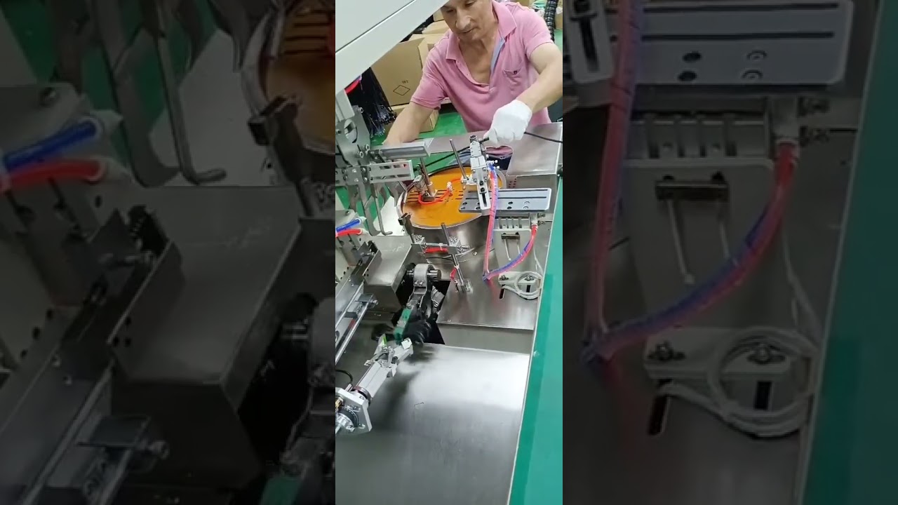 W pełni automatyczna maszyna do szybkiego nawijania i wiązania kabli transmisyjnych – wysoka wydajność