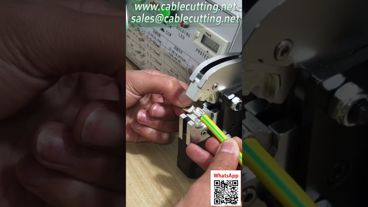 Elektryczna zaciskarka do końcówek kablowych – szeroki zakres 0,5-70 mm²