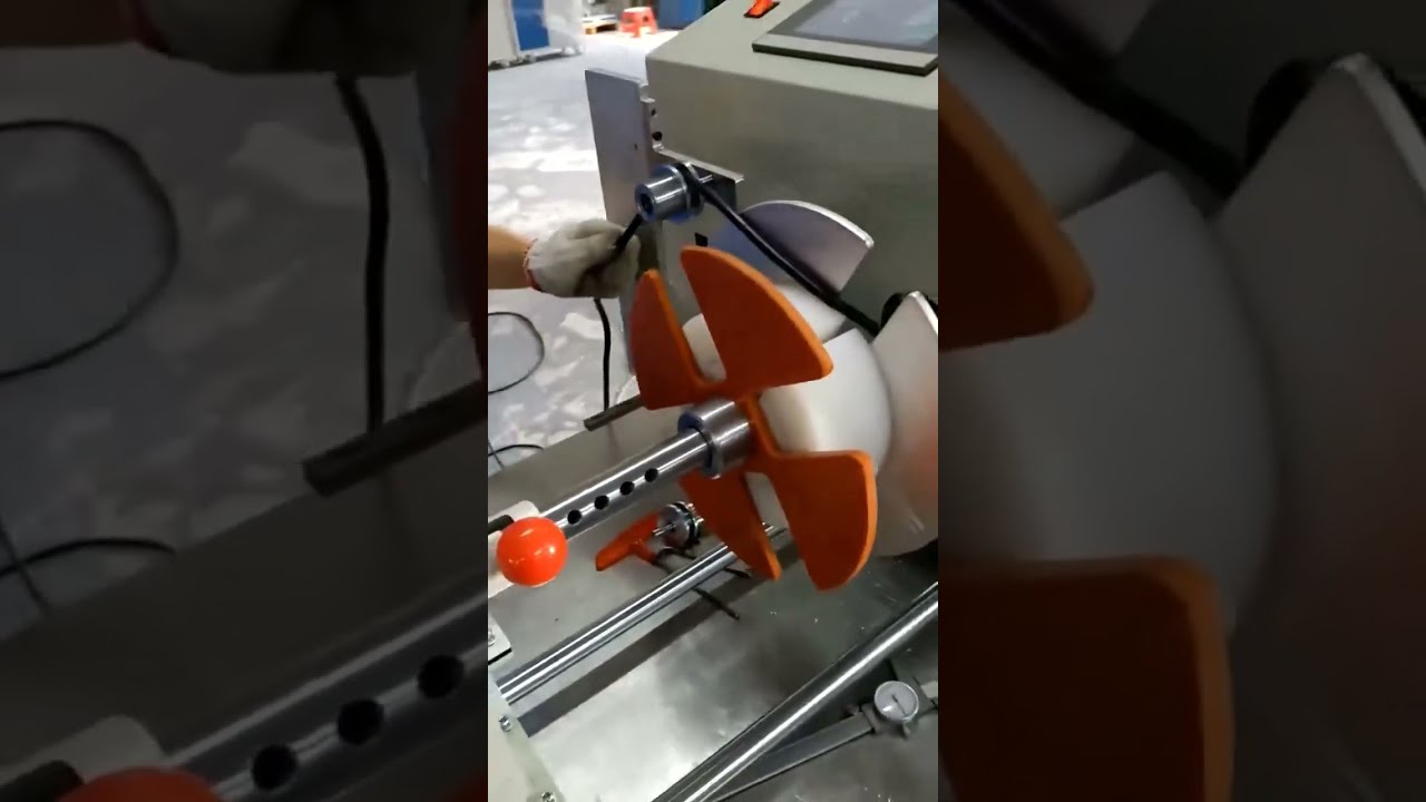Maszyna do nawijania kabli danych i przewodów zasilających #automatyzacja #produkcja #maszyna