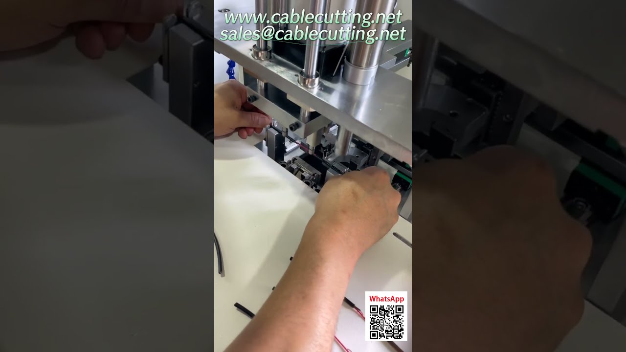 Automatyczna maszyna do cięcia, zdejmowania izolacji i zwijania kabli – model 303