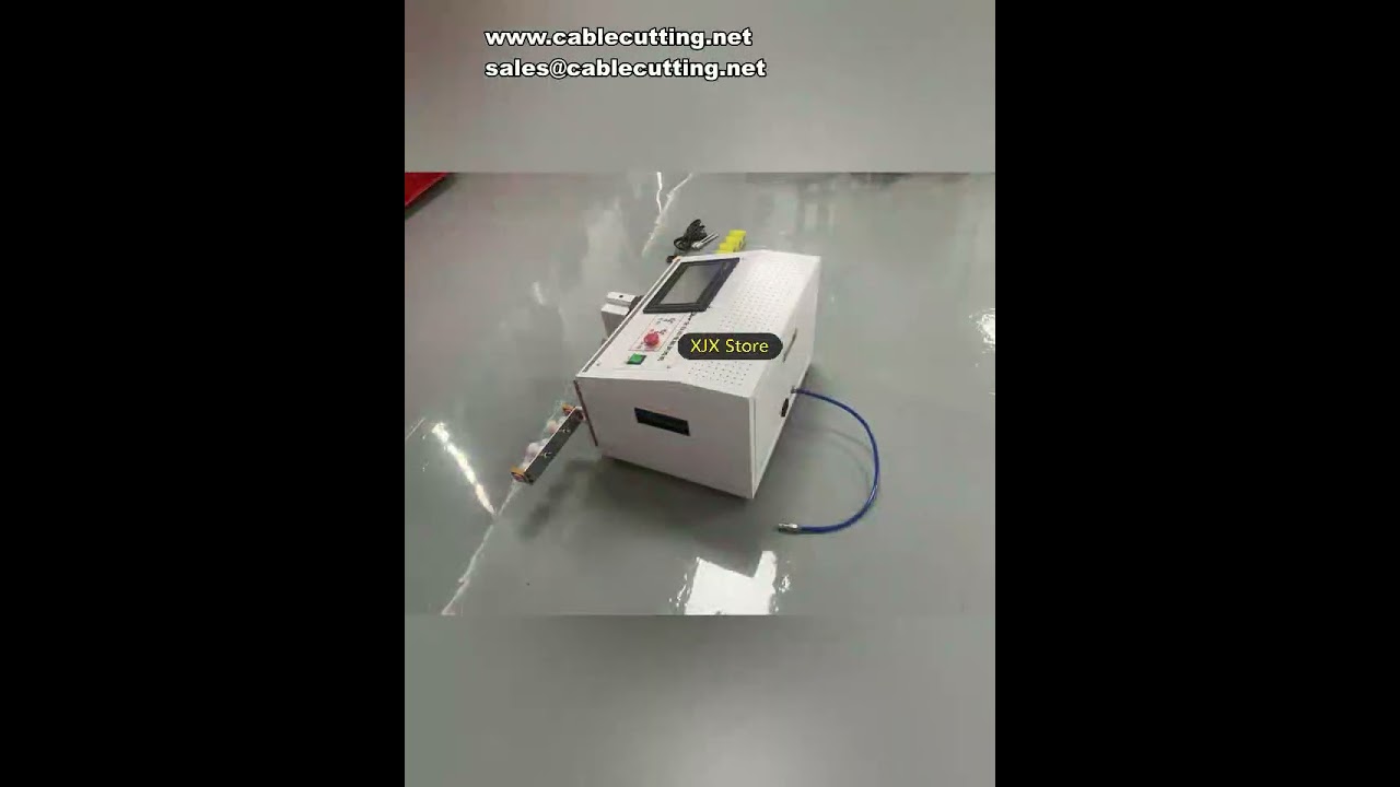 Automatyczna maszyna do zdejmowania izolacji i cięcia kabli 0,3-10mm² 550W z ekranem dotykowym