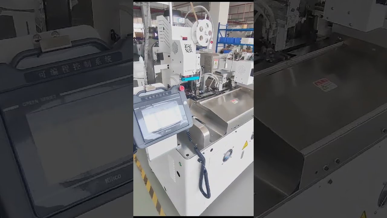Automatyczne cynkowanie, wkładanie rurek i zaciskanie w produkcji wiązek elektrod PTC #maszyna