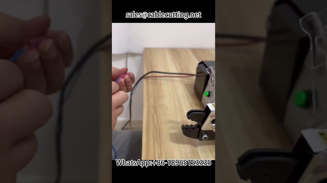 Elektryczna zaciskarka do końcówek termokurczliwych - precyzyjne zaciskanie i zgrzewanie