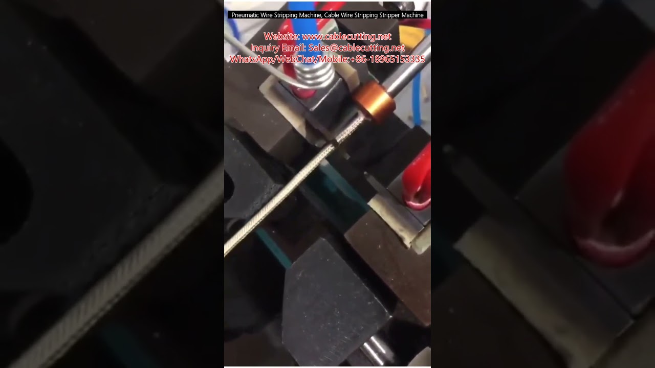 Pneumatyczna Maszyna do Zdejmowania Izolacji z Przewodów, Automatyczna Stripperka Kabli