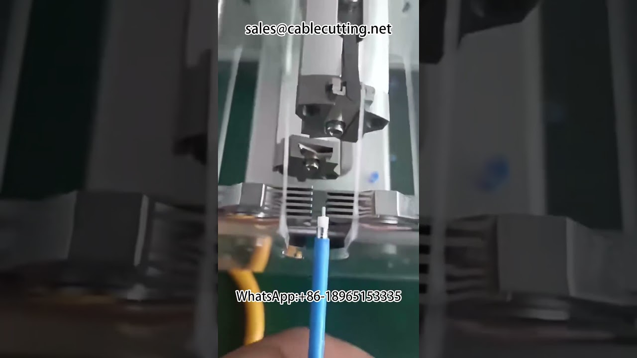 Maszyna do zdejmowania izolacji kabli koncentrycznych | Sprzęt do wiązek przewodów | Przemysł produkcyjny