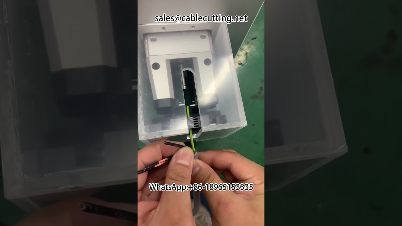 Inteligentna automatyczna maszyna do zdejmowania izolacji z przewodów | Sprzęt do wiązek kablowych | Automatyzacja obróbki wiązek