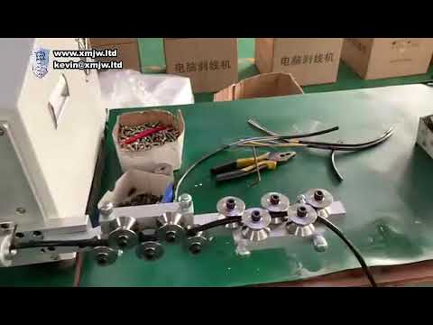 Automatyczna maszyna do cięcia i zdejmowania izolacji z przewodów komputerowych 35 mm² – sprzęt do produkcji kabli