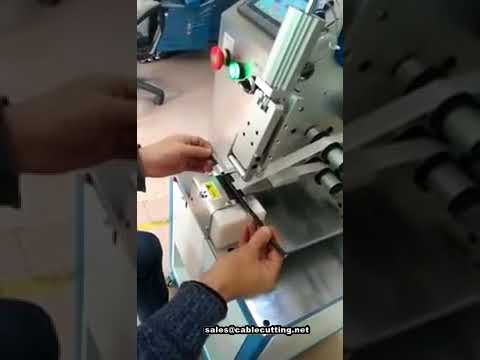 Automatyczna maszyna do etykietowania okrągłych kabli, etykietowanie przewodów
