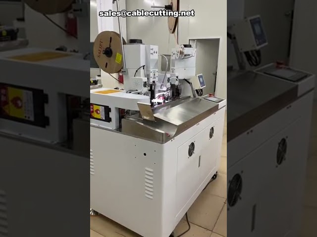 Automatyczna maszyna do zaciskania luźnych końcówek, maszyna do nagrzewania rurek termokurczliwych, maszyna do wkładania rurek termokurczliwych