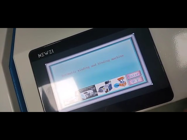 Półautomatyczna maszyna do nawijania i zwijania rolek drutu miedzianego | Nawijarka z pomiarem