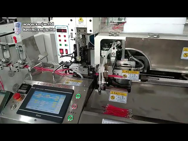 Automatyczna maszyna do zdejmowania izolacji, zaciskania i cynowania kabli AWG 32-16 110V/220V – 5 przewodów