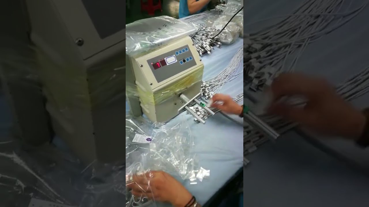 Funkcja półautomatycznej nawijarki – sprzęt do obróbki kabli #maszyna #rozbierakdo kabli #fabryka