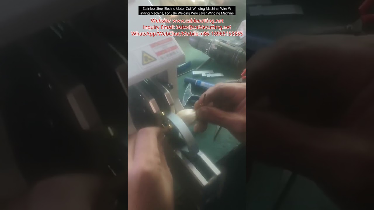 Maszyna do Nawijania Cewek Silników Elektrycznych ze Stali Nierdzewnej, Nawijarka Drutu, Sprzedaż Układania Drutu Spawalniczego