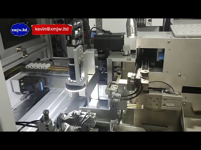 W pełni automatyczna maszyna do zaciskania i wkładania końcówek kablowych z podwójnymi końcami