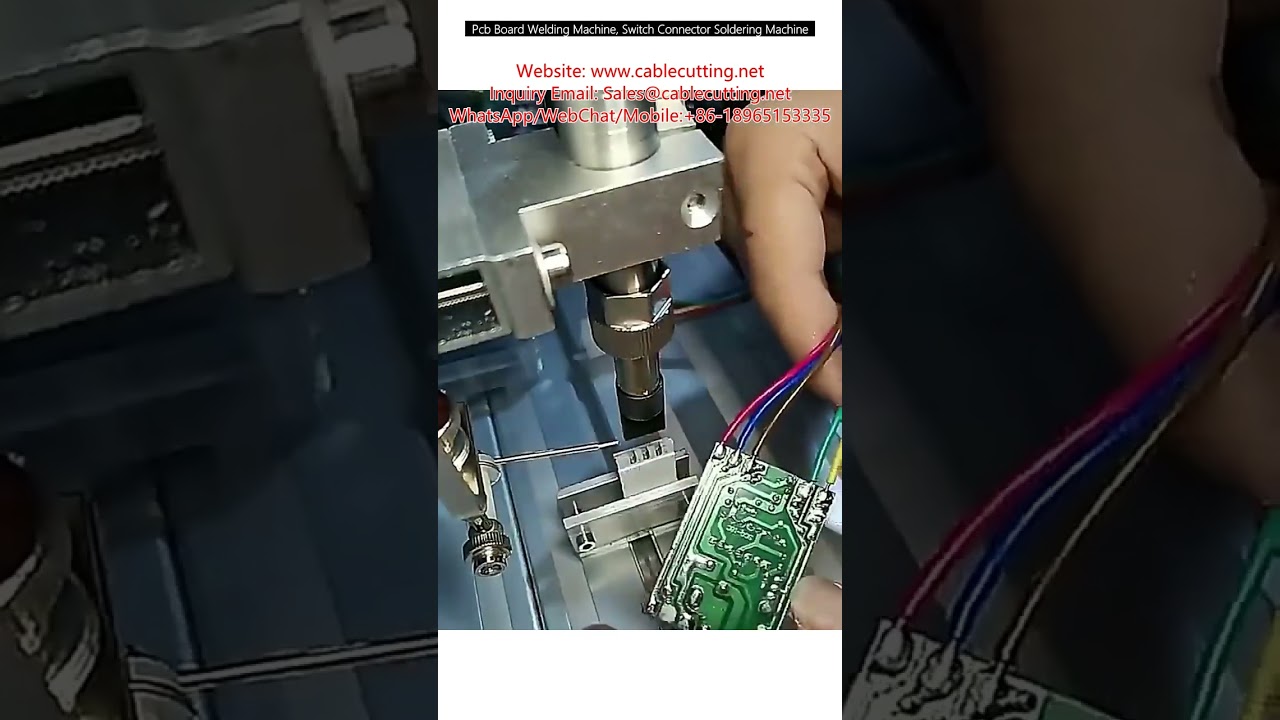 Maszyna do lutowania płytek PCB i złączy przełączników
