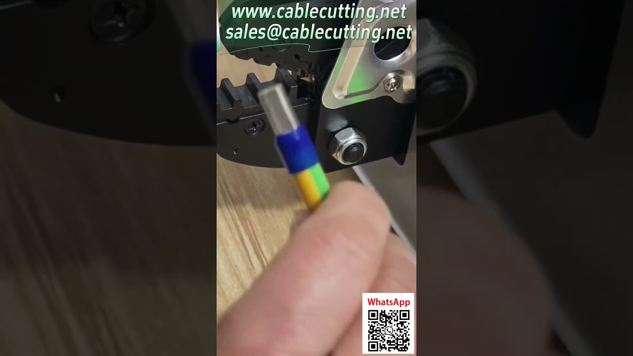 Elektryczna zaciskarka do końcówek rurkowych 25mm² – szybka i precyzyjna