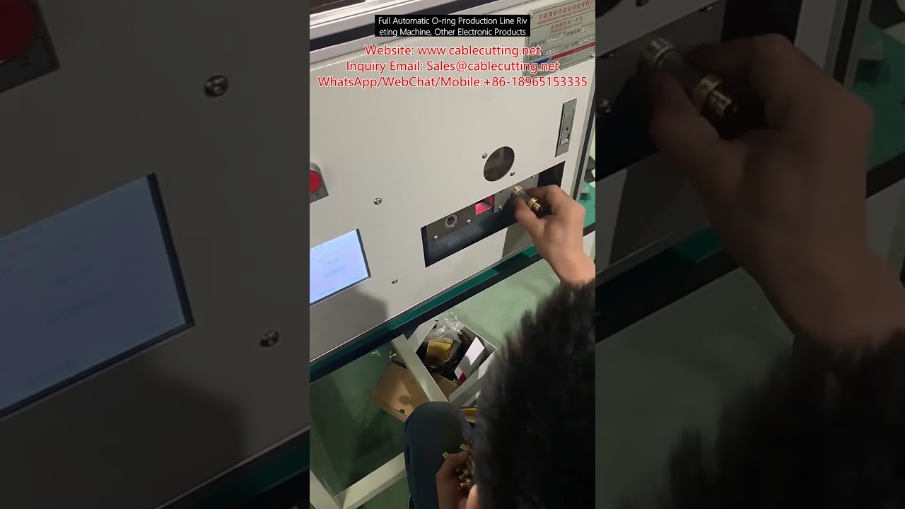 W pełni automatyczna linia produkcyjna do nitowania O-ringów, inne produkty elektroniczne