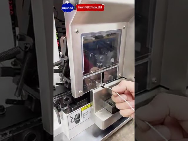 Maszyna do cięcia i zaciskania przewodów z silnikiem serwo – do emaliowanych i PVC