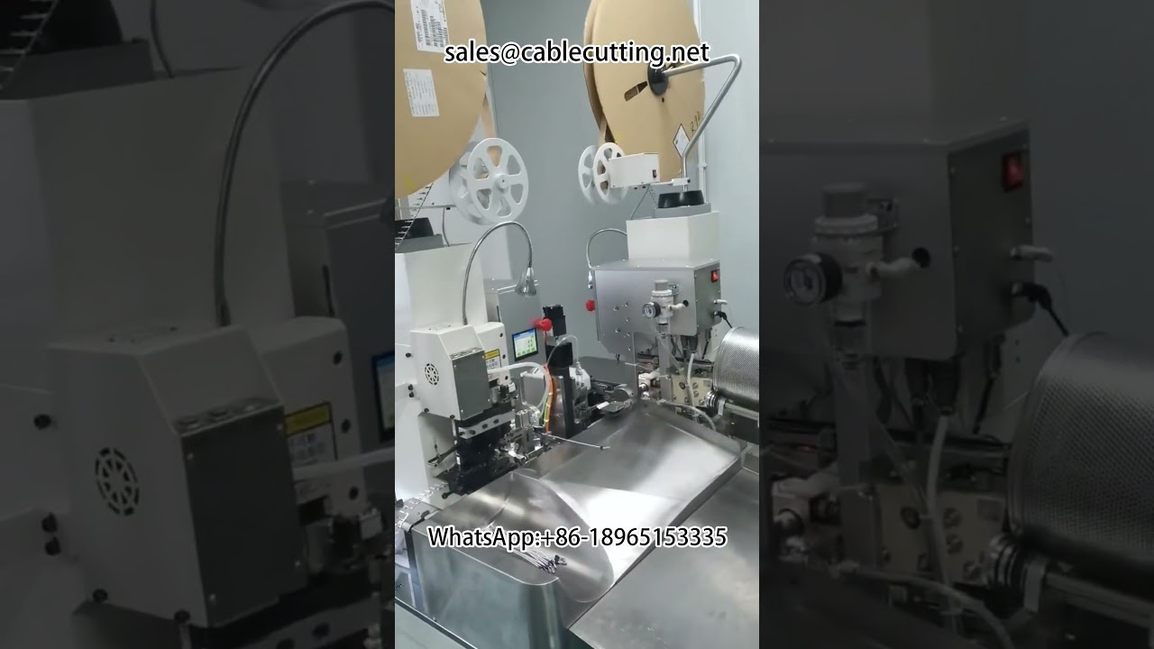 Dwugłowicowa maszyna do zaciskania – Automatyczne przetwarzanie wtyków wodoodpornych w produkcji wiązek
