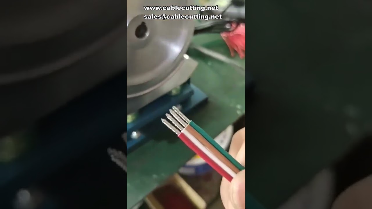 Półautomatyczna maszyna do zdejmowania izolacji i skręcania przewodów ACDC, miedzi oraz elektroniki