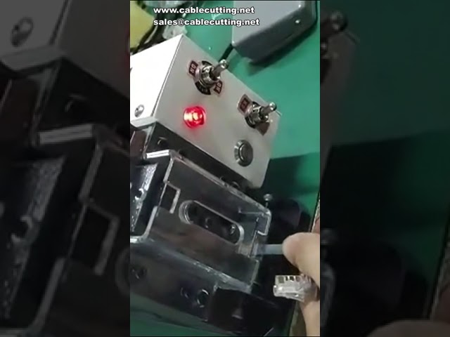 Profesjonalna zaciskarka do głowic kabli 8P/6P/4P - maszyna do wtyków telefonicznych