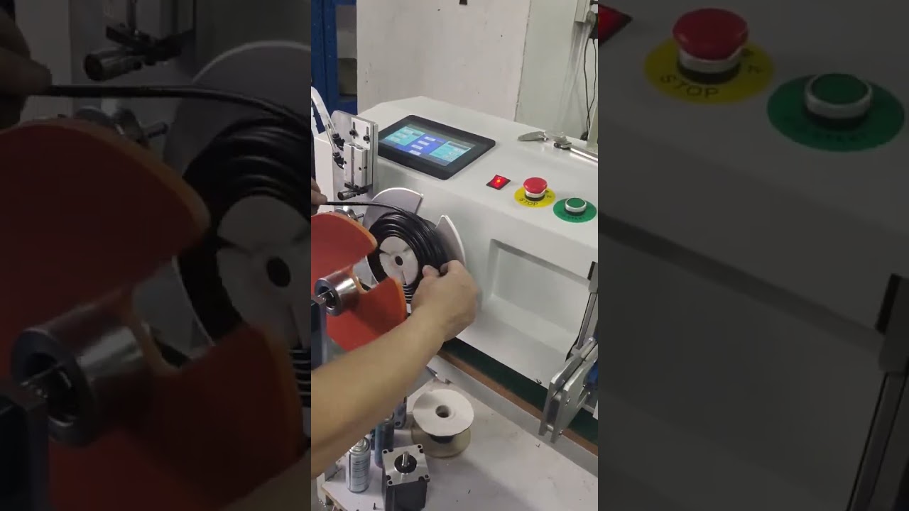 Automatyczna przewijarka i wiązarka drutu #samochód #maszyna #DIY