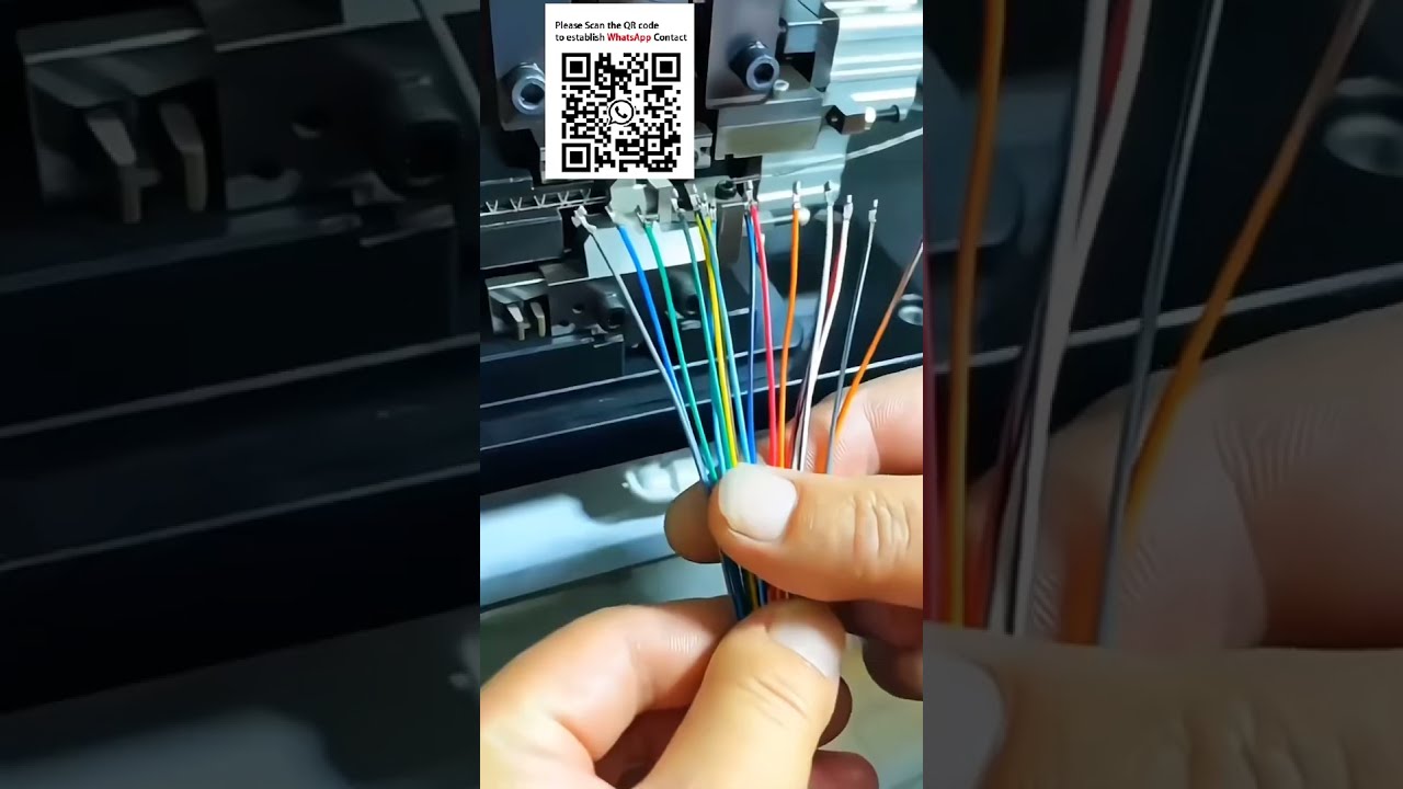 Automatyczna maszyna do zdejmowania izolacji i zaciskania z monitorowaniem nacisku #SmartManu