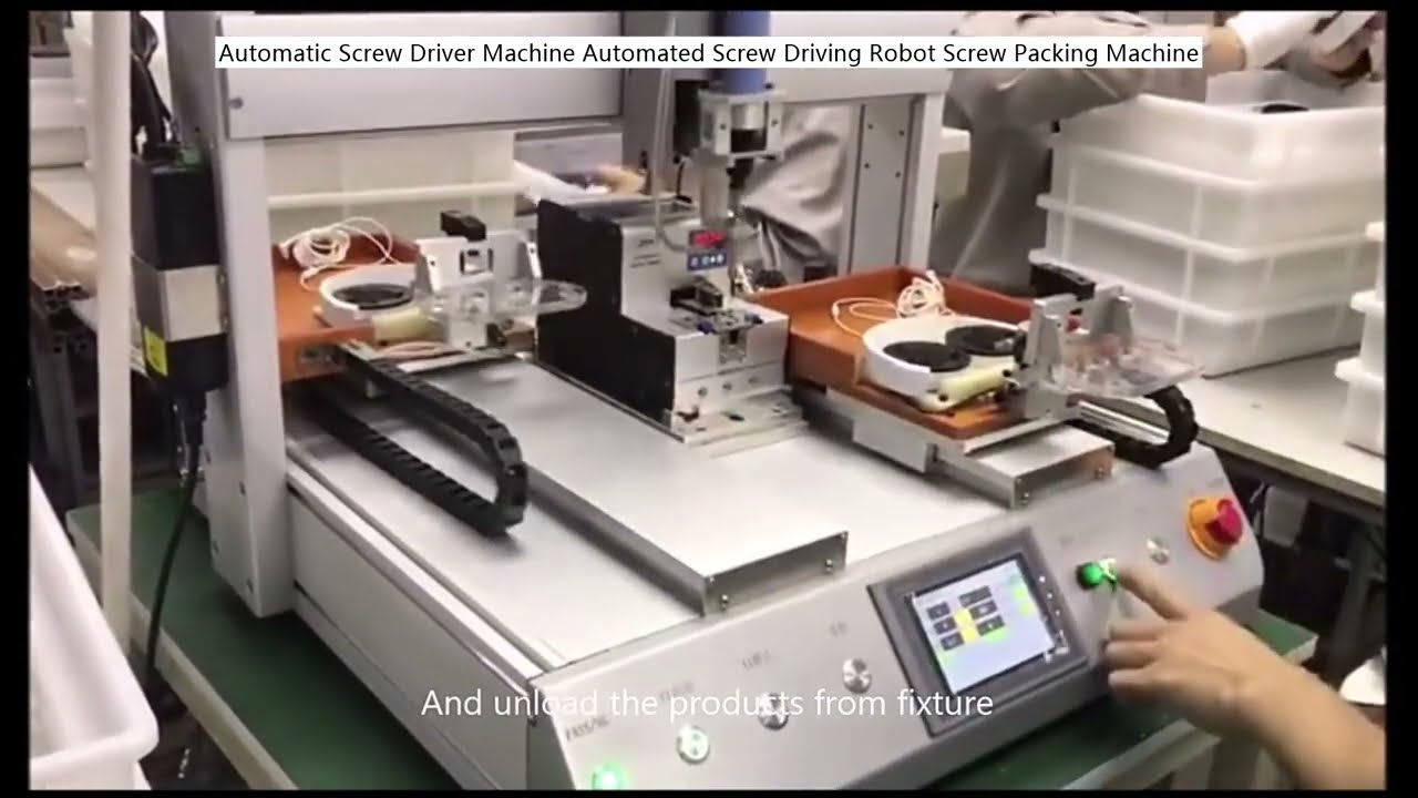 Automatyczna wkrętarka i robot do wkręcania śrub z maszyną pakującą – kompleksowa automatyzacja montażu