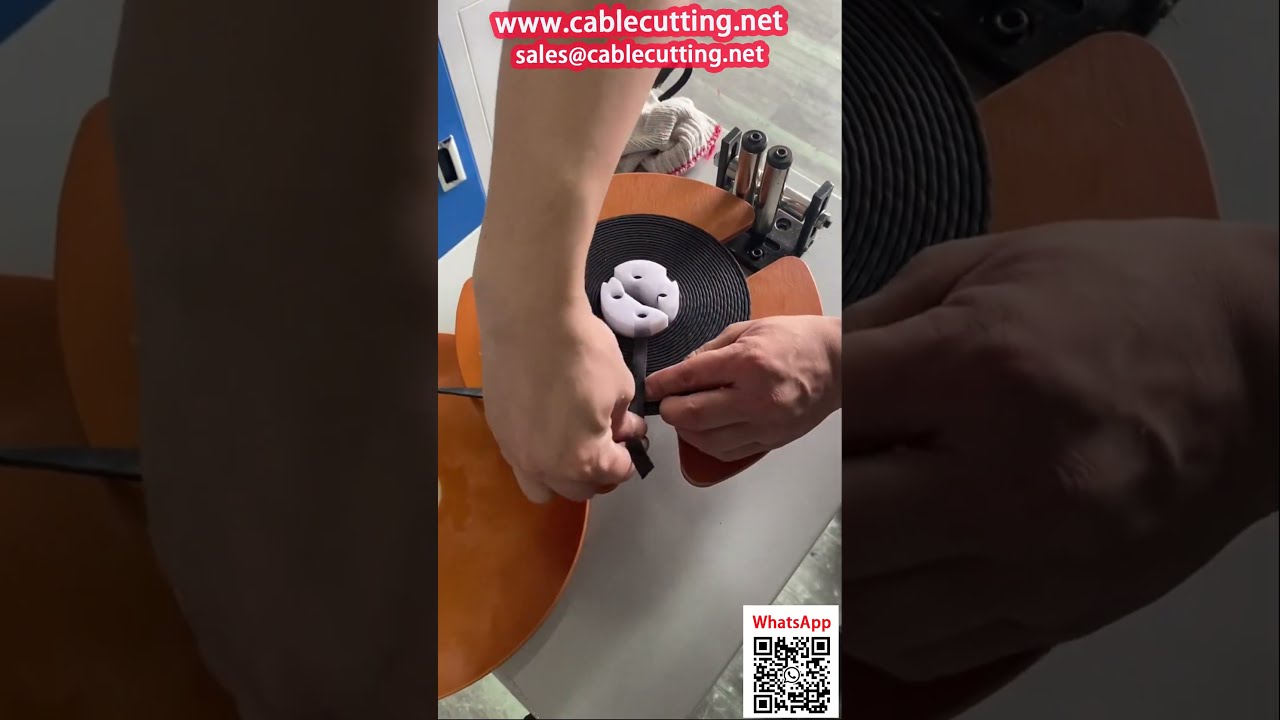 Zwijanie płaskiego kabla w naleśnik – kabel sieciowy, HDMI i inne