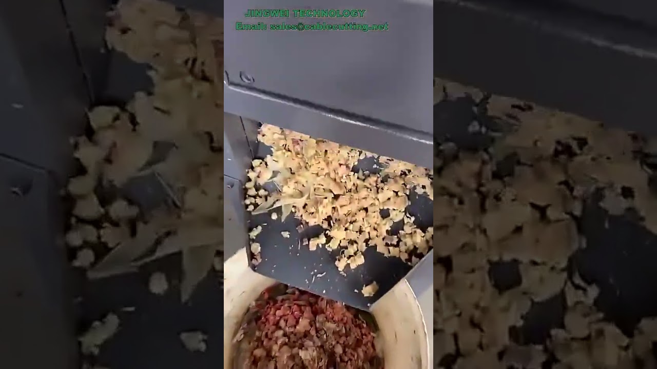 Rozdrabniacz dwuwałowy do gumy, plastiku i metalu | Mała rozdrabniarka przemysłowa