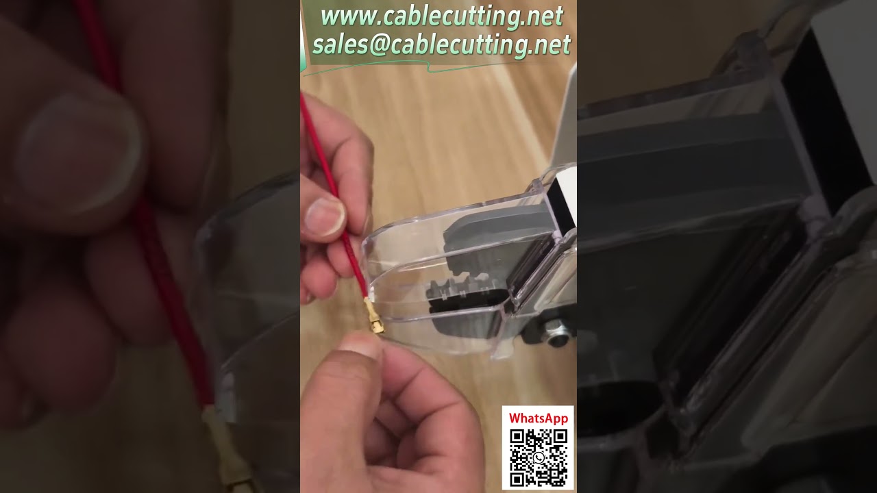 Wielofunkcyjna elektryczna zaciskarka do końcówek – zaciska różne typy końcówek, wiele matryc #obróbka wiązek