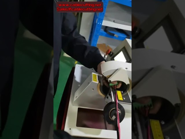 W pełni automatyczna maszyna do nawijania taśmy – precyzyjne pakowanie zwojów drutu