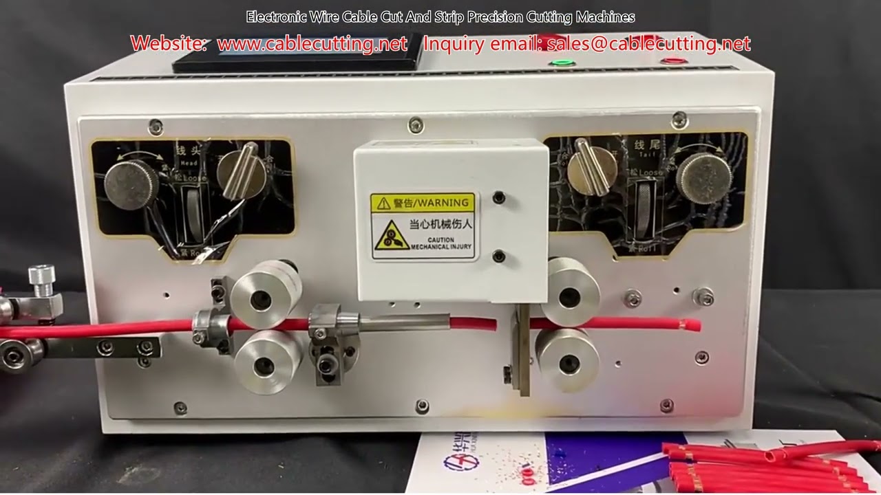 Precyzyjne maszyny do cięcia i zdejmowania izolacji z przewodów elektronicznych