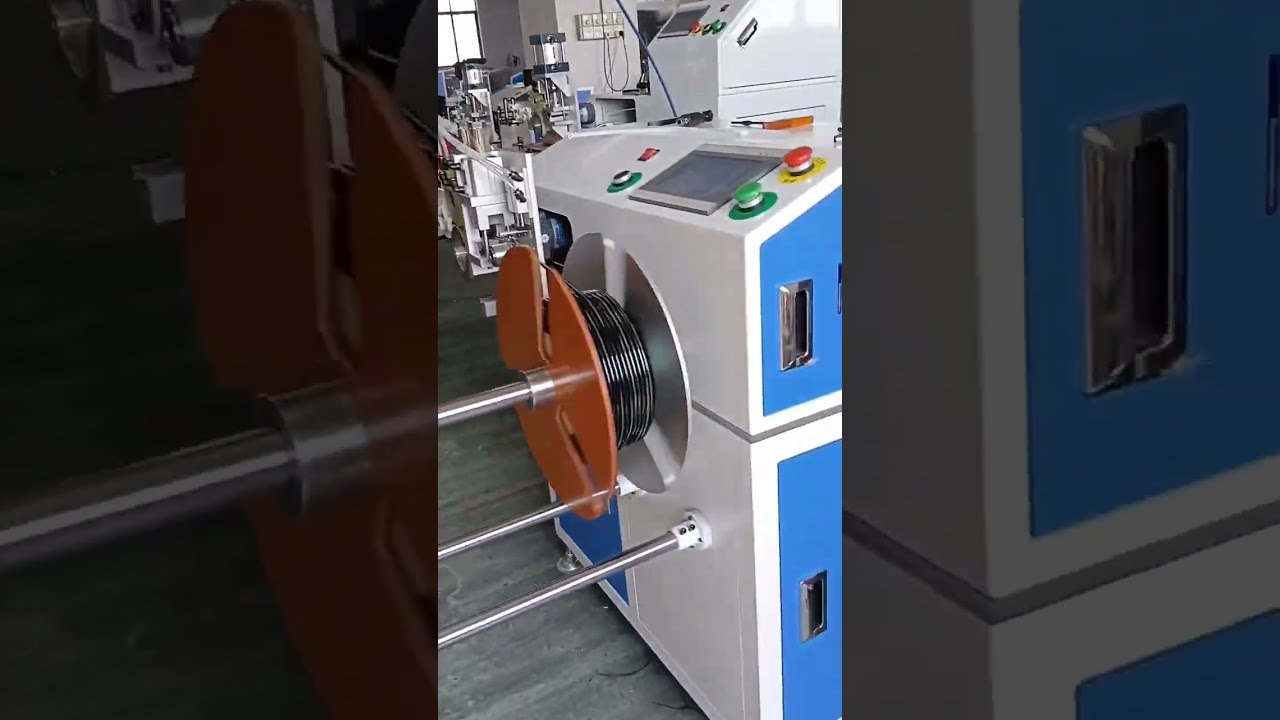 Automatyczne liczenie metrów, przesuw, cięcie i zwijanie rur i drutów (średnica 1-16 mm) - Maszyna produkcyjna