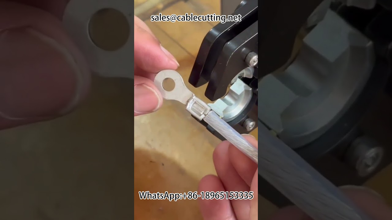 Maszyna do zaciskania końcówek #zaciskarka #maszynadokabli #automatyka #DIY