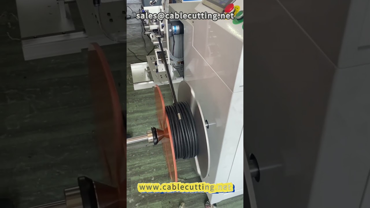 Automatyczna nawijarka 30 metrów – do 50 kg | maszyna do nawijania kabli i drutów