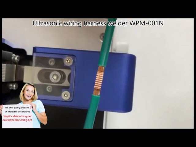 Ultradźwiękowa zgrzewarka do wiązek kablowych WPM-001N – automatyzacja produkcji