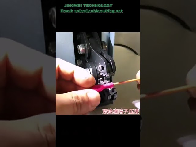Elektryczna zaciskarka do końcówek 60W 220V – precyzyjna prasa na zimno do wiązek kabli