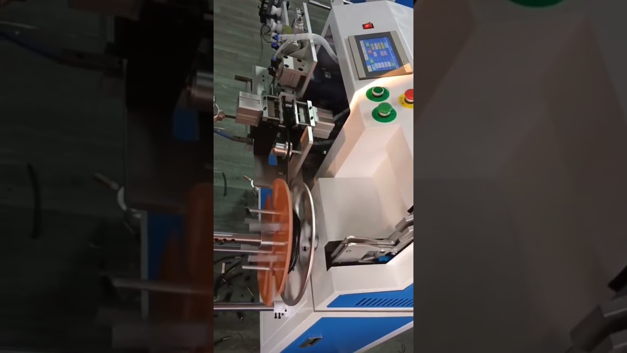 Automatyczna maszyna do liczenia metrów, sortowania, zdejmowania izolacji, cięcia, nawijania i wiązania – wszystko w jednym #maszyna