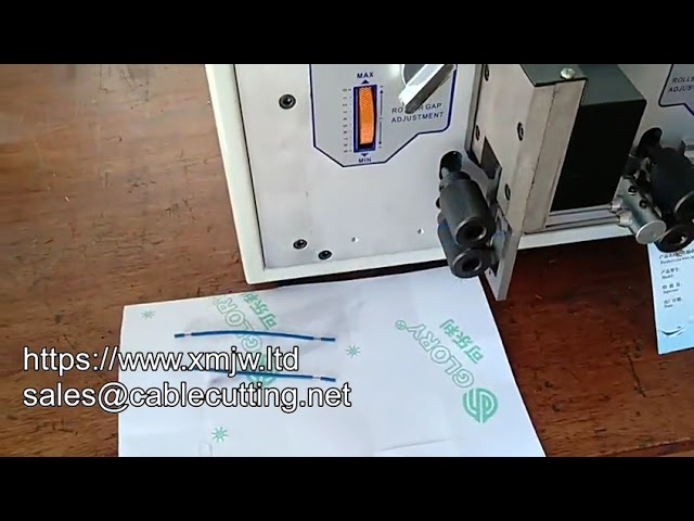 Automatyczna prostownica do lin stalowych i ściągacz izolacji kabli WPM 02d