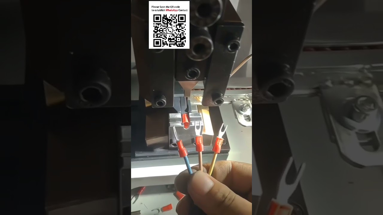 Półautomatyczna cicha zaciskarka do końcówek luźnych UT z podajnikiem wibracyjnym
