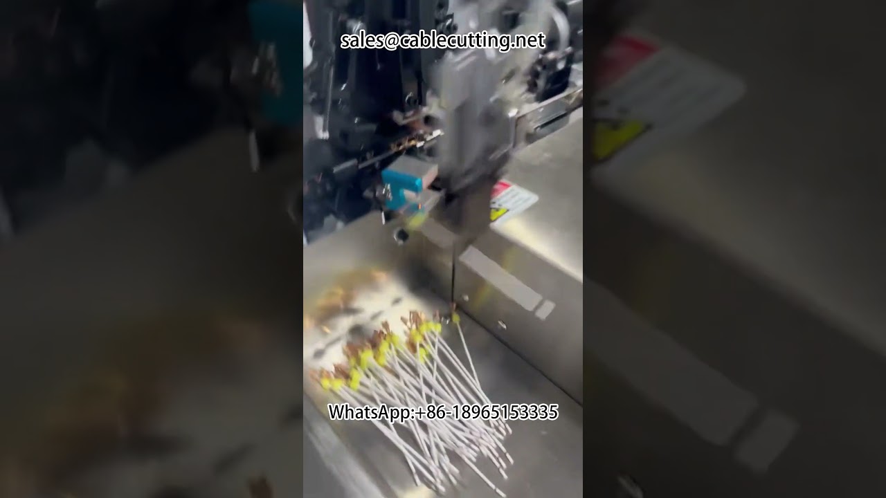 Automatyczna maszyna do zdejmowania izolacji i zaciskania wtyczek wodoodpornych (jednoprzebiciowa) #maszyna_do_zdejmowania_izolacji #wielofunkcyjna